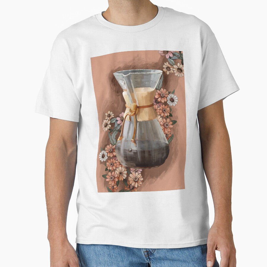 Chemex Print - Coffee Enthusiasts by alanaodonnell Unisex T-shirt, Sweatshirt, Hoodie, Long Sleeve Tee - T-Shirt, Sweatshirt, Hoodie