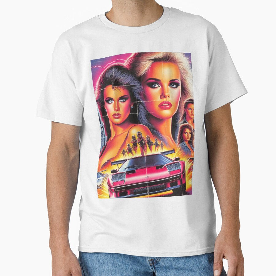 80s Action Girls by PulpVintage Unisex T-shirt, Sweatshirt, Hoodie, Long Sleeve Tee - T-Shirt, Sweatshirt, Hoodie