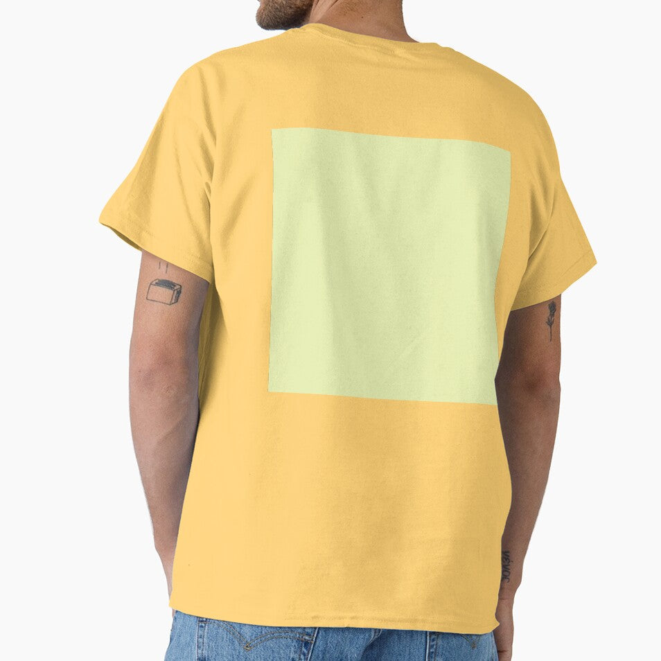 Plain Solid Color Light Green Yellow by mimihuang creations Unisex T-shirt, Sweatshirt, Hoodie, Long Sleeve Tee - T-Shirt, Sweatshirt, Hoodie