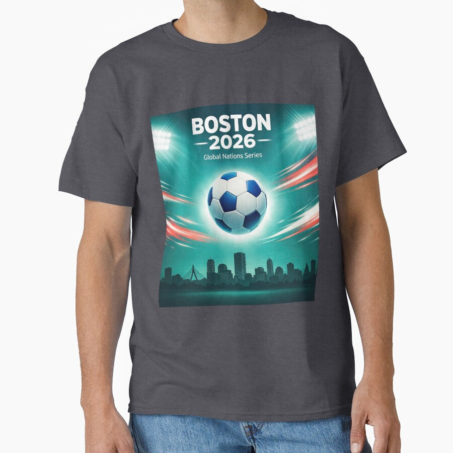 Boston 2026 Soccer Event by BrickByDream Unisex T-shirt, Sweatshirt, Hoodie, Long Sleeve Tee - T-Shirt, Sweatshirt, Hoodie