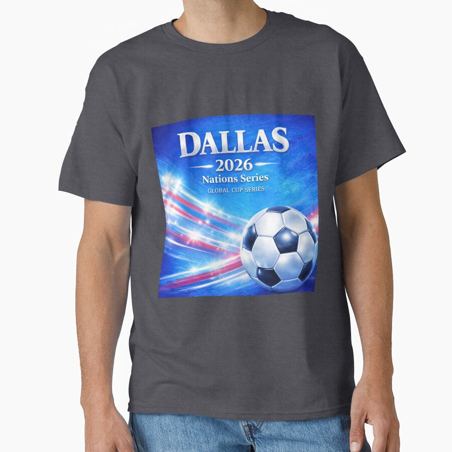 Dallas 2026 Soccer Event by BrickByDream Unisex T-shirt, Sweatshirt, Hoodie, Long Sleeve Tee - T-Shirt, Sweatshirt, Hoodie