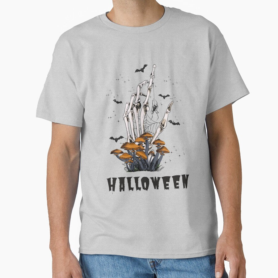 Skeleton Hand Halloween Graphic T-Shirt by KARSCORP Unisex T-shirt, Sweatshirt, Hoodie, Long Sleeve Tee - T-Shirt, Sweatshirt, Hoodie