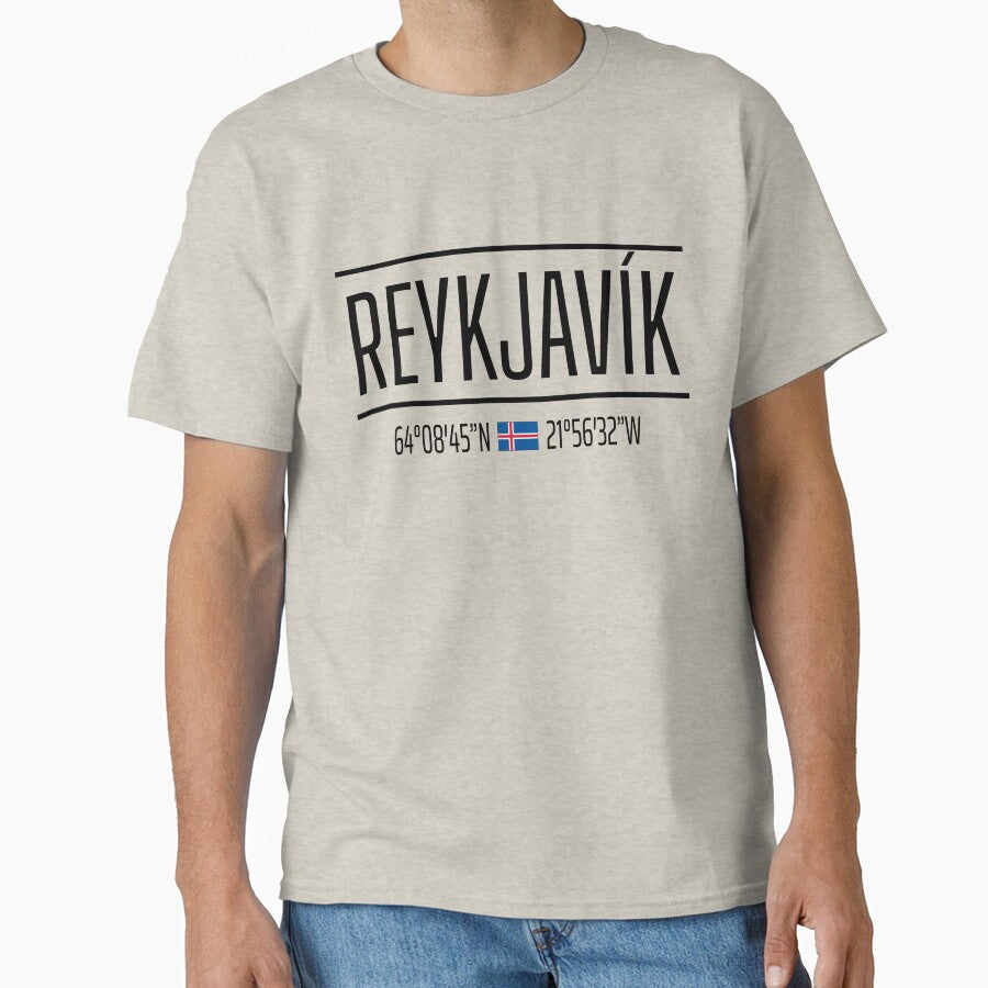 REYKJAVIK by jnt1981 Unisex T-shirt, Sweatshirt, Hoodie, Long Sleeve Tee - T-Shirt, Sweatshirt, Hoodie