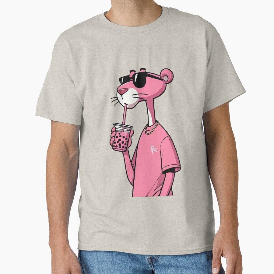 Relaxed Pink Panther by UNICREART Unisex T-shirt, Sweatshirt, Hoodie, Long Sleeve Tee - T-Shirt, Sweatshirt, Hoodie