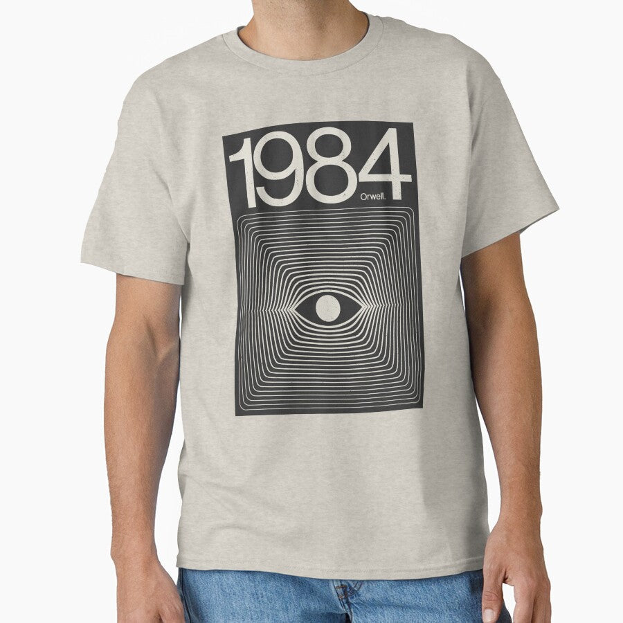 Orwell 1984 by WE-ARE-BANKSY Unisex T-shirt, Sweatshirt, Hoodie, Long Sleeve Tee - T-Shirt, Sweatshirt, Hoodie