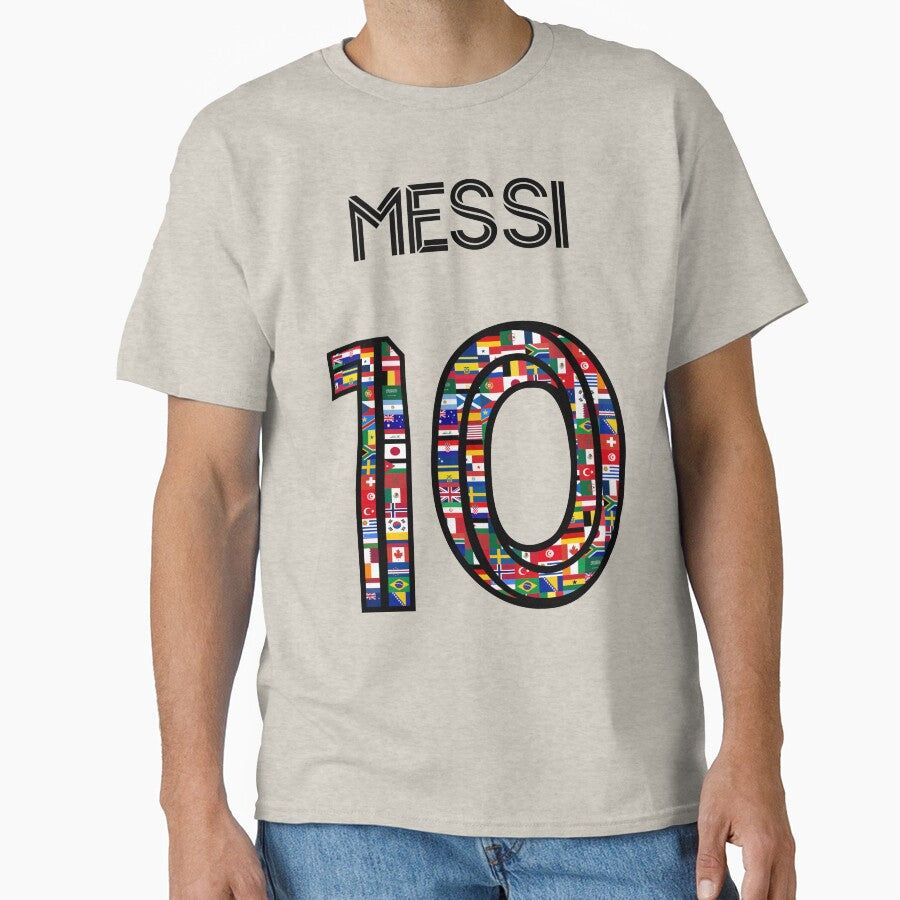 Messi 10 by sebyf Unisex T-shirt, Sweatshirt, Hoodie, Long Sleeve Tee - T-Shirt, Sweatshirt, Hoodie