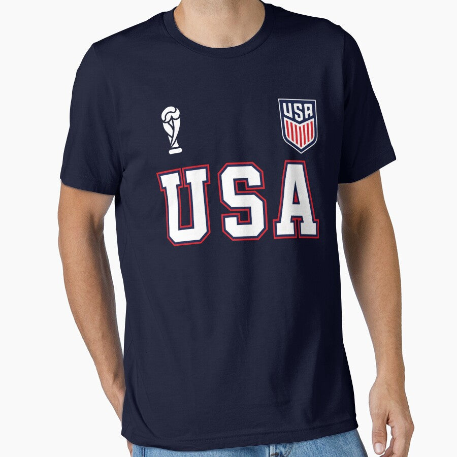 USA Soccer Fan, USA Soccer World Cup, Usa Soccer - USA World Cup 2026 by EiruDamian Unisex T-shirt, Sweatshirt, Hoodie, Long Sleeve Tee - T-Shirt, Sweatshirt, Hoodie