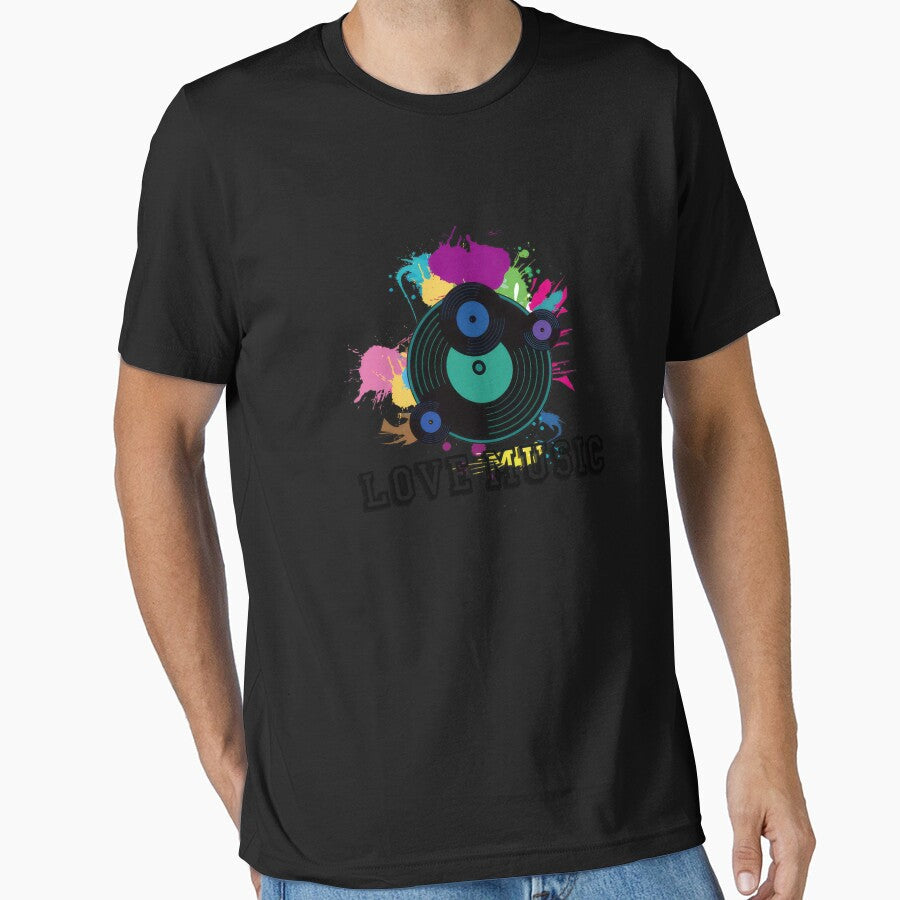 LOVEMUSIC #5399 by trusty-ben-art Unisex T-shirt, Sweatshirt, Hoodie, Long Sleeve Tee - T-Shirt, Sweatshirt, Hoodie