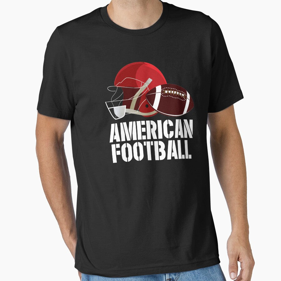American Football by Merch By ika Unisex T-shirt, Sweatshirt, Hoodie, Long Sleeve Tee - T-Shirt, Sweatshirt, Hoodie