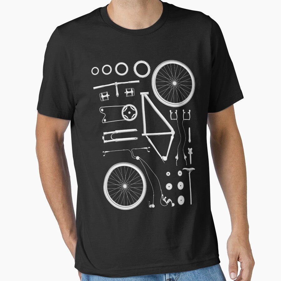 Bike Exploded by zomboy Unisex T-shirt, Sweatshirt, Hoodie, Long Sleeve Tee - T-Shirt, Sweatshirt, Hoodie
