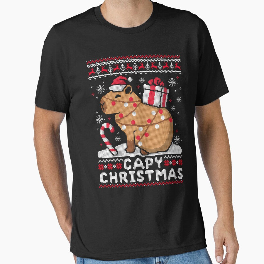 Ca.py Ug.ly Christmas by fashionbug1 Unisex T-shirt, Sweatshirt, Hoodie, Long Sleeve Tee - T-Shirt, Sweatshirt, Hoodie