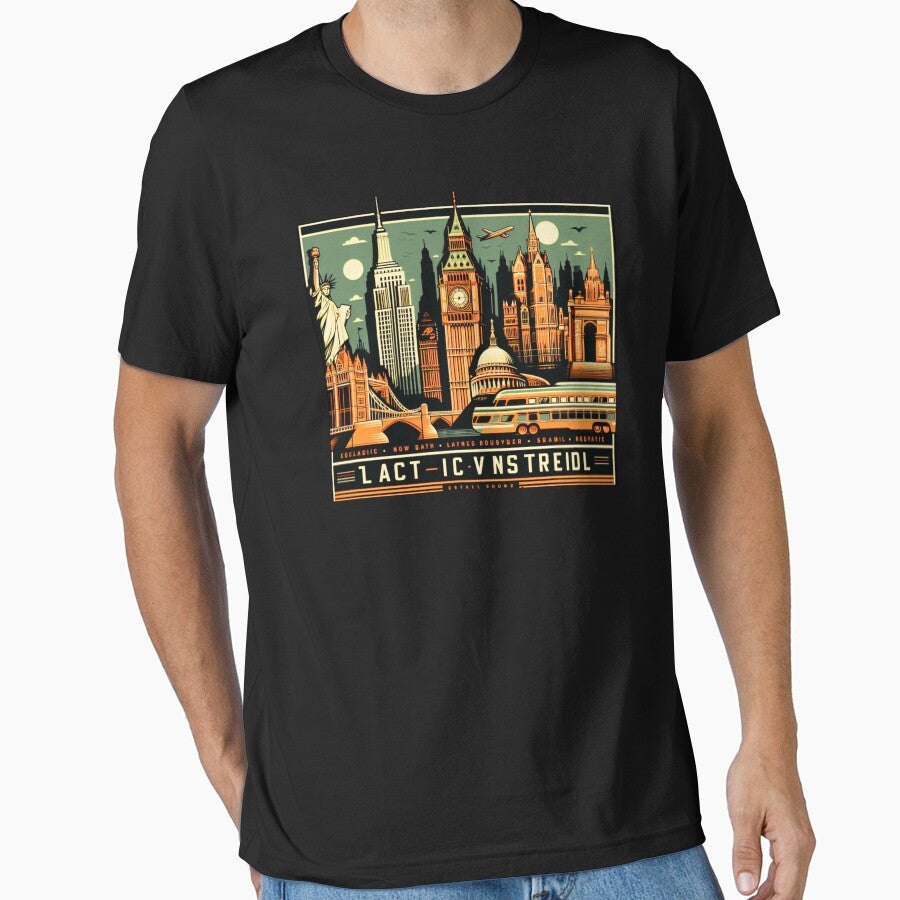 Vintage City. by Taans-Creation Unisex T-shirt, Sweatshirt, Hoodie, Long Sleeve Tee - T-Shirt, Sweatshirt, Hoodie