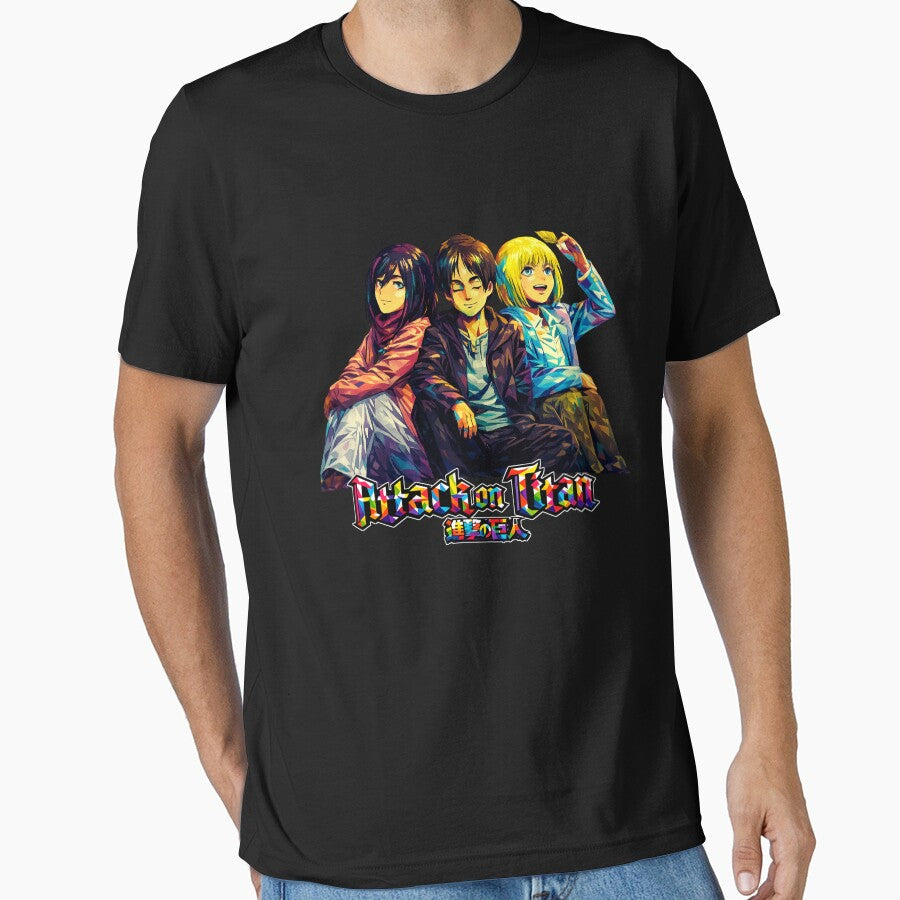 Trio Shinganshina by NyqTeqoo Unisex T-shirt, Sweatshirt, Hoodie, Long Sleeve Tee - T-Shirt, Sweatshirt, Hoodie
