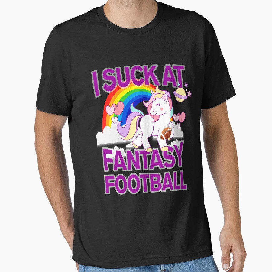 I Suck At Fantasy Football by marsbees Unisex T-shirt, Sweatshirt, Hoodie, Long Sleeve Tee - T-Shirt, Sweatshirt, Hoodie