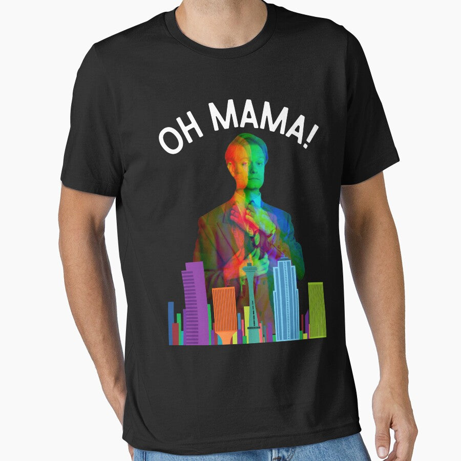 Niles Crane, Frasier, Oh mama by Mimo & Co. Unisex T-shirt, Sweatshirt, Hoodie, Long Sleeve Tee - T-Shirt, Sweatshirt, Hoodie