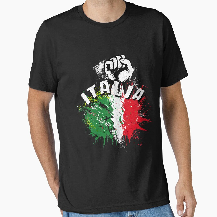 Italia Italy jersey flag by LayersDesign Unisex T-shirt, Sweatshirt, Hoodie, Long Sleeve Tee - T-Shirt, Sweatshirt, Hoodie