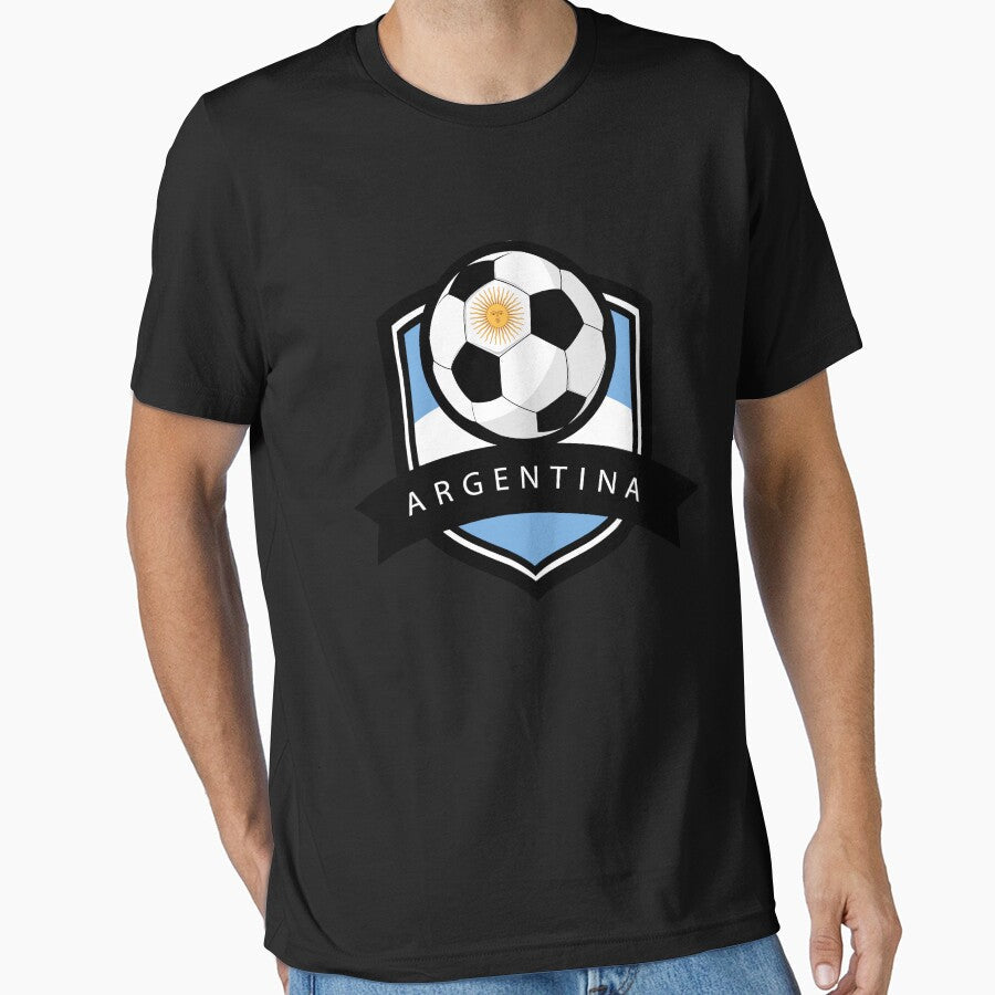 Soccer flag Argentina by melsens Unisex T-shirt, Sweatshirt, Hoodie, Long Sleeve Tee - T-Shirt, Sweatshirt, Hoodie