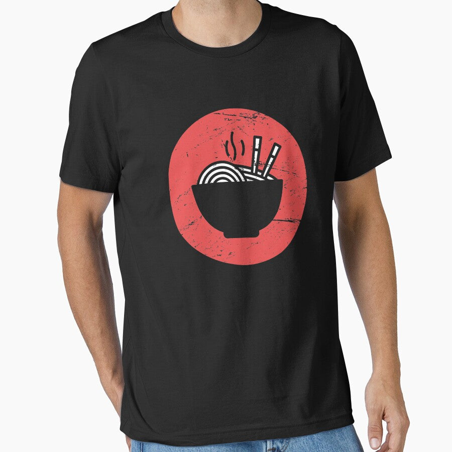 Retro Japanese Ramen Icon by Jam Jar Unisex T-shirt, Sweatshirt, Hoodie, Long Sleeve Tee - T-Shirt, Sweatshirt, Hoodie