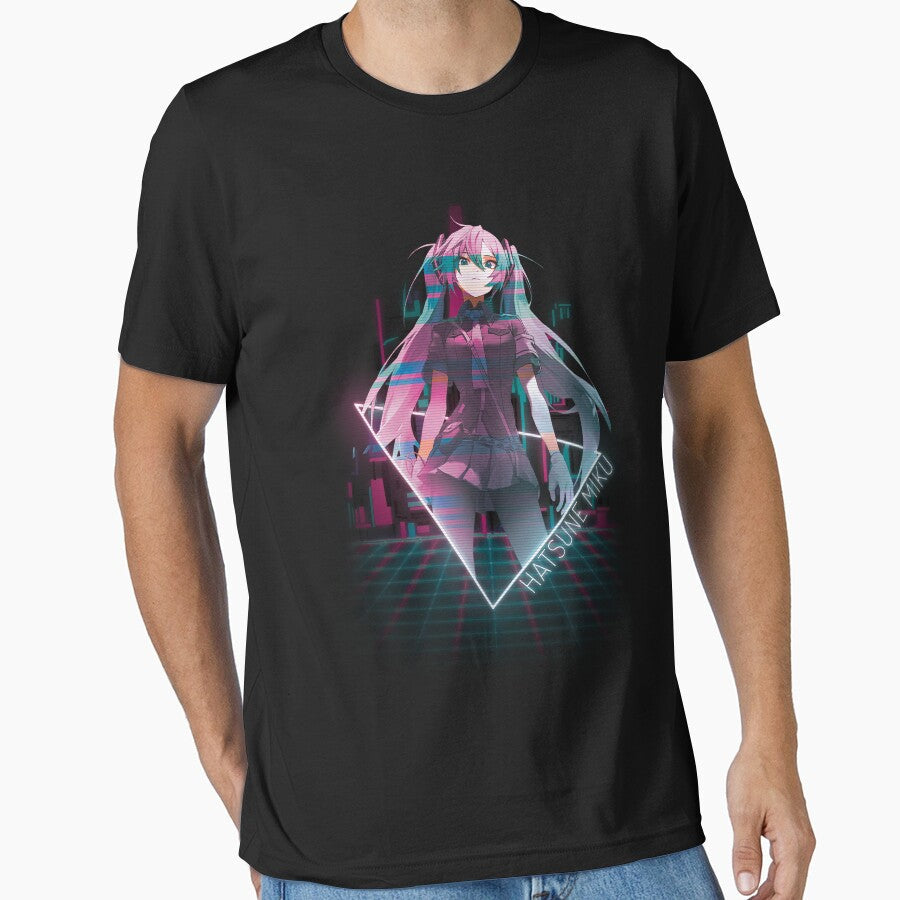 Vocaloid - Binary Horizon #01- Hatsune Miku 03 by Recup-Tout Unisex T-shirt, Sweatshirt, Hoodie, Long Sleeve Tee - T-Shirt, Sweatshirt, Hoodie