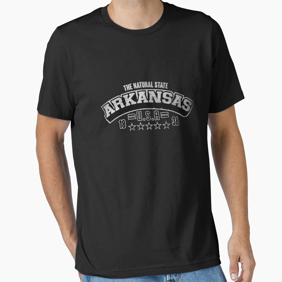 Arkansas, The Natural State by HB Shirts Unisex T-shirt, Sweatshirt, Hoodie, Long Sleeve Tee - T-Shirt, Sweatshirt, Hoodie