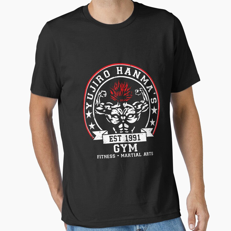 Baki The Grappler Yujiro Hanma Gym Fitness Martial Arts by OcieFisherH Unisex T-shirt, Sweatshirt, Hoodie, Long Sleeve Tee - T-Shirt, Sweatshirt, Hoodie