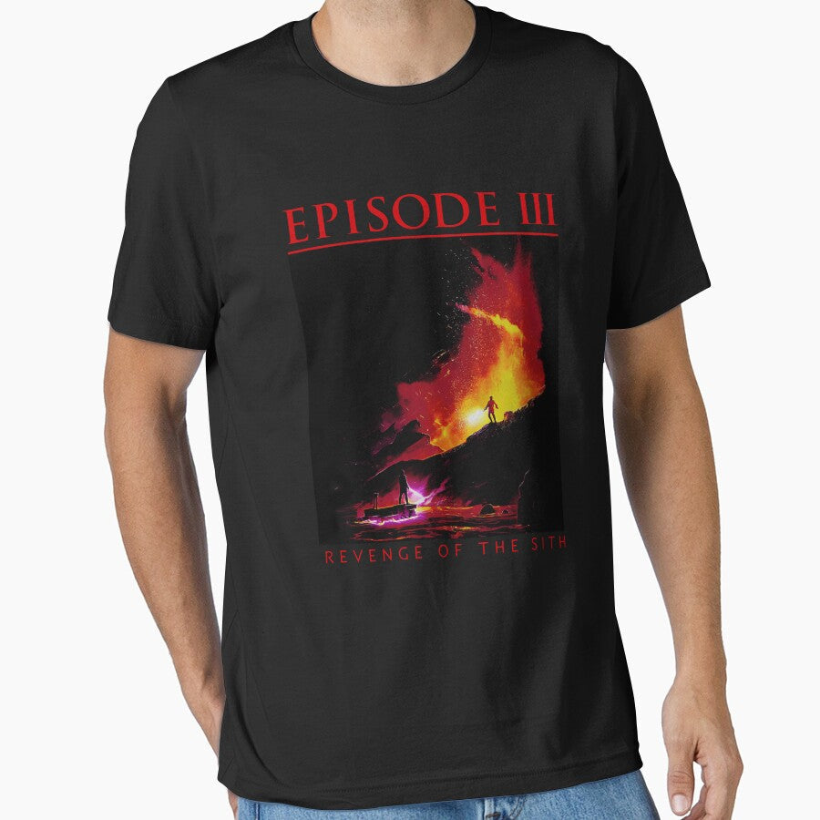 Episode 3 Revenge of The Sith Lightsaber Retro Vintage Shirt Movies Poster by RussCrosby Unisex T-shirt, Sweatshirt, Hoodie, Long Sleeve Tee - T-Shirt, Sweatshirt, Hoodie