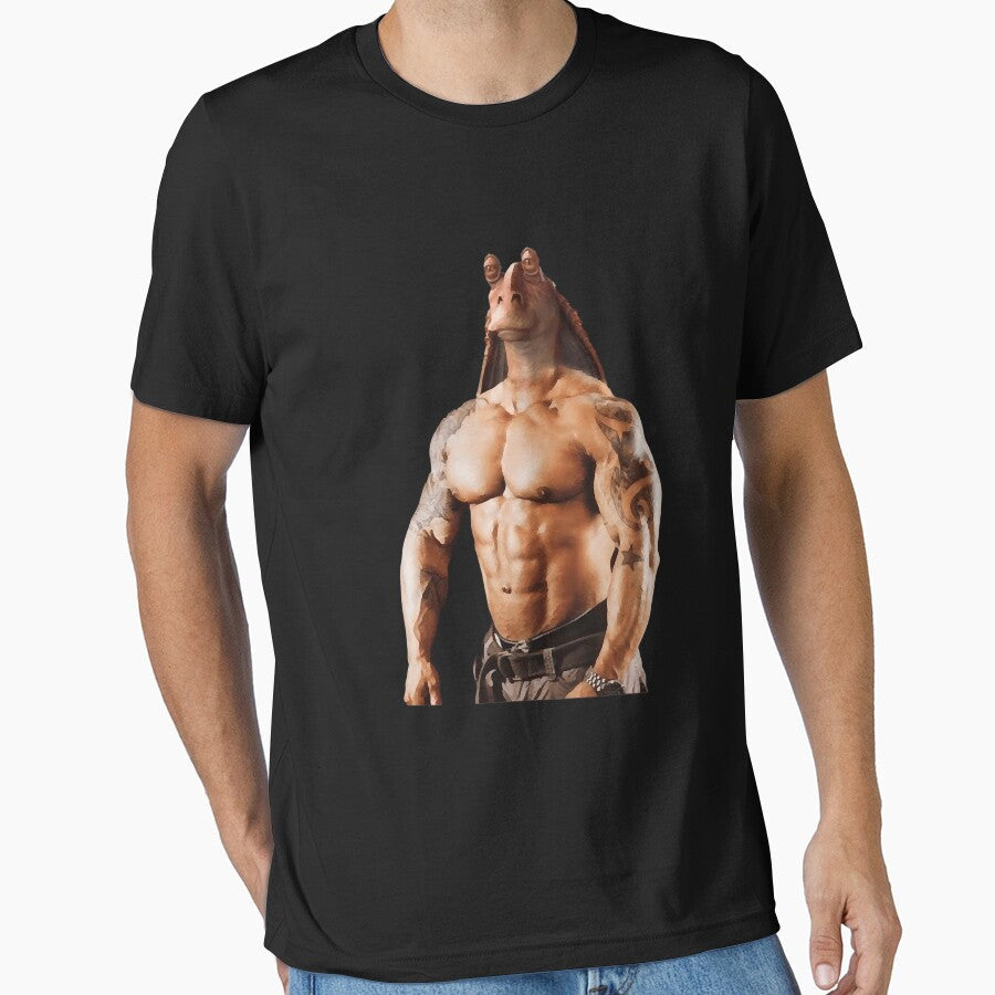 Buffed Jar Jar by DannyOKeefe Unisex T-shirt, Sweatshirt, Hoodie, Long Sleeve Tee - T-Shirt, Sweatshirt, Hoodie