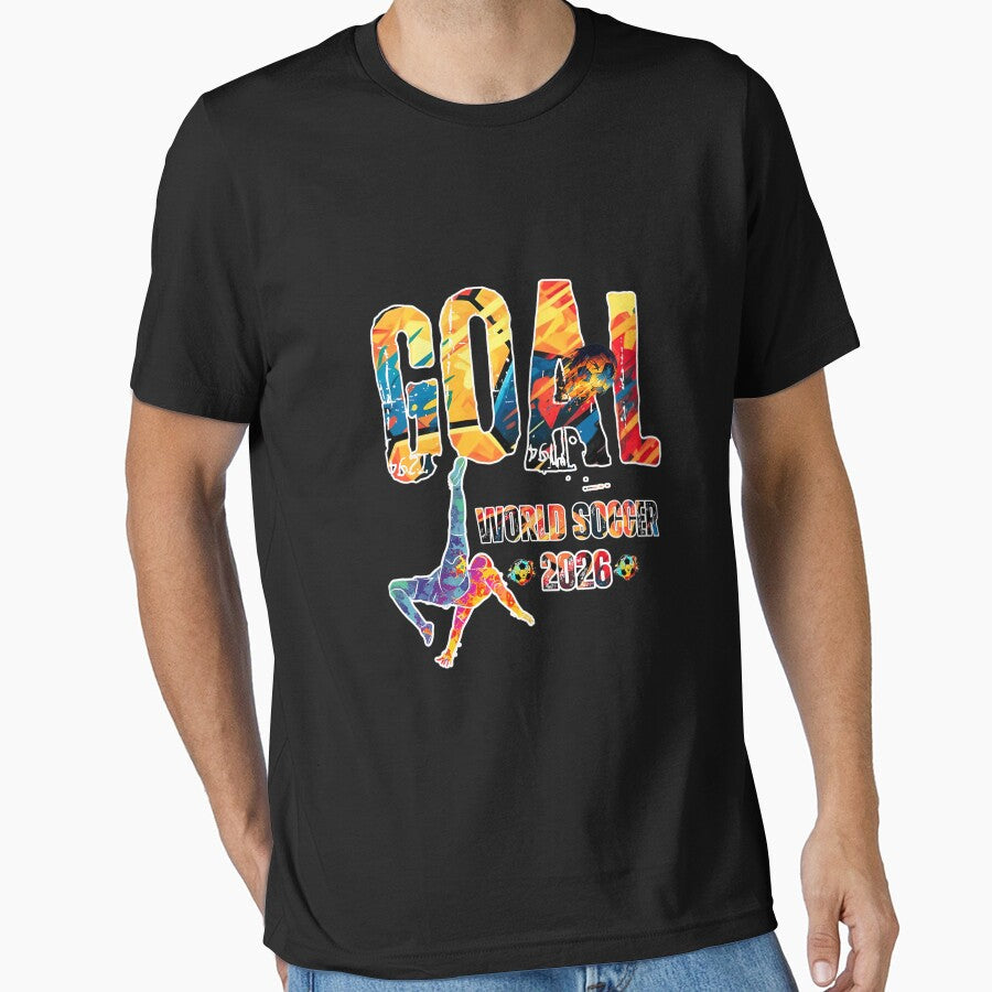 Goal World Soccer Championship 2026 by Grafeetee Unisex T-shirt, Sweatshirt, Hoodie, Long Sleeve Tee - T-Shirt, Sweatshirt, Hoodie