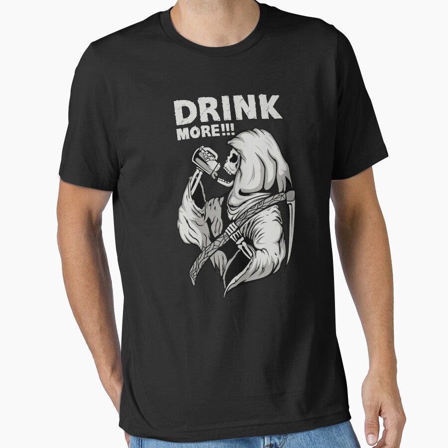 Drink More Funny Drinking Gift by BiagioDeFranco Unisex T-shirt, Sweatshirt, Hoodie, Long Sleeve Tee - T-Shirt, Sweatshirt, Hoodie