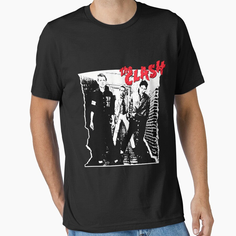 The Clash Self Titled (Enhanced Album Art Edition) by CadeKeeling Unisex T-shirt, Sweatshirt, Hoodie, Long Sleeve Tee - T-Shirt, Sweatshirt, Hoodie