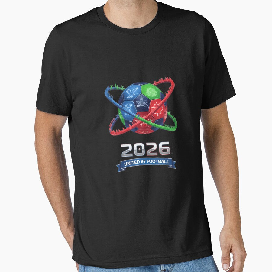 United By Football 2026 Global Connectivity by mandachan89 Unisex T-shirt, Sweatshirt, Hoodie, Long Sleeve Tee - T-Shirt, Sweatshirt, Hoodie