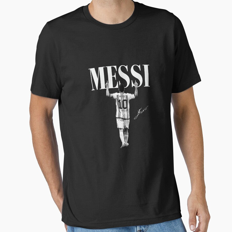 Vintage Leonel Messi Argentina 90s by chibichibii Unisex T-shirt, Sweatshirt, Hoodie, Long Sleeve Tee - T-Shirt, Sweatshirt, Hoodie