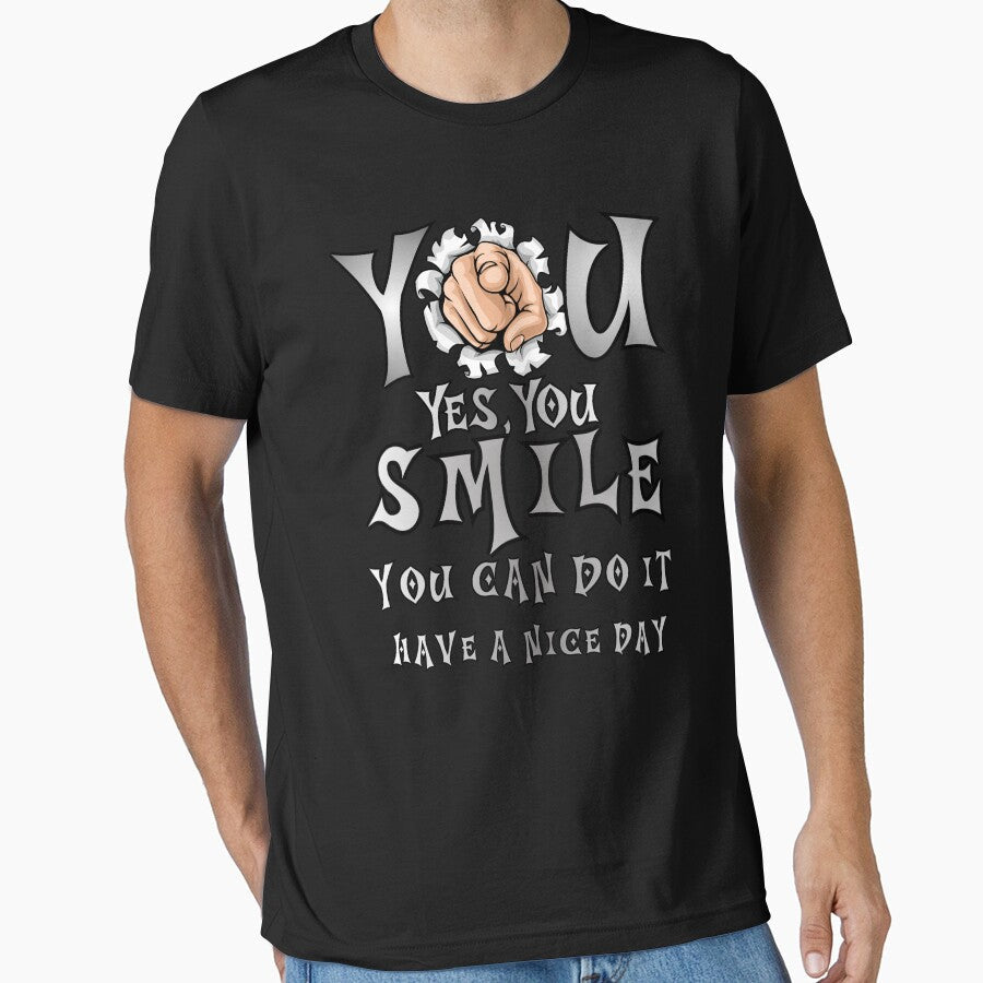 You. Yes, You. A simple message that hits instantly. This graphic is a daily boost of positivity, presented in a creative and uplifting style. by Creative-Sanc - T-Shirt, Sweatshirt, Hoodie