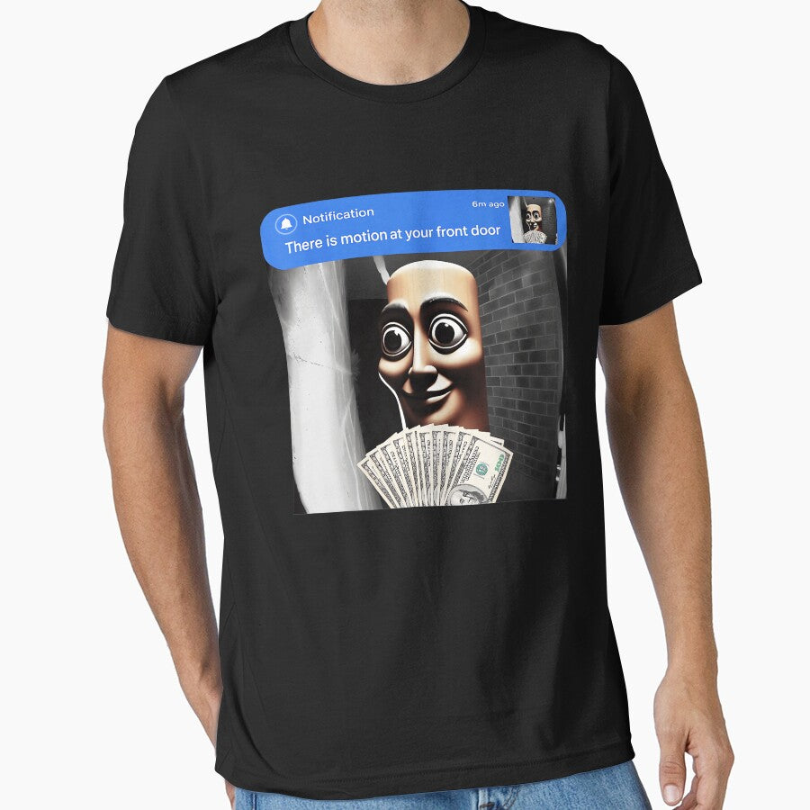 Notification There Is Motion At Your Front Door Quandale Dingle Internet Meme by SanTiOmal - T-Shirt, Sweatshirt, Hoodie