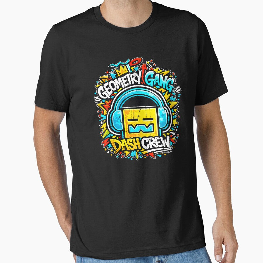 Geometry Gangs Dash Crew by Home-Crea-Abode Unisex T-shirt, Sweatshirt, Hoodie, Long Sleeve Tee - T-Shirt, Sweatshirt, Hoodie