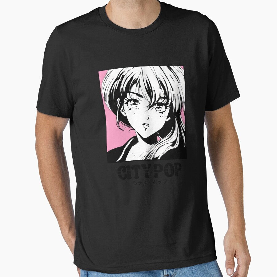 Retro Manga City Pop Vaporwave Aesthetic Anime7 #718 by mika-gallery Unisex T-shirt, Sweatshirt, Hoodie, Long Sleeve Tee - T-Shirt, Sweatshirt, Hoodie