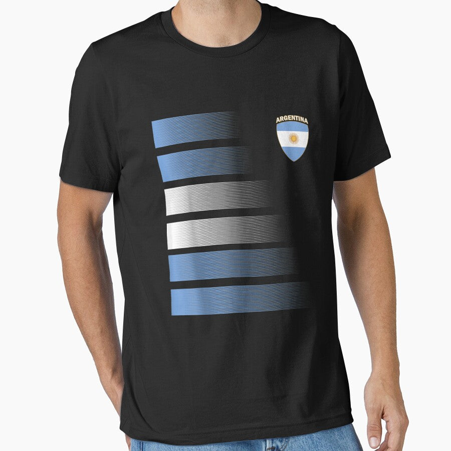 Argentina Football Camista Argentina Soccer Jersey Men Women T-Shirt by Francois-Lemann Unisex T-shirt, Sweatshirt, Hoodie, Long Sleeve Tee - T-Shirt, Sweatshirt, Hoodie
