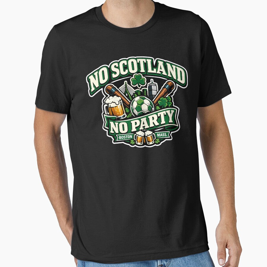 No Scotland No Party Boston 2026 Soccer by KAWKAW-DRHM Unisex T-shirt, Sweatshirt, Hoodie, Long Sleeve Tee - T-Shirt, Sweatshirt, Hoodie