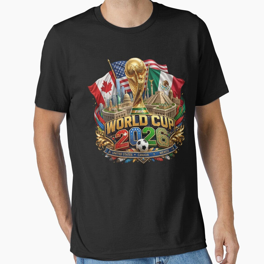 World 2026 Cup North America Soccer Championship by phoebelevine Unisex T-shirt, Sweatshirt, Hoodie, Long Sleeve Tee - T-Shirt, Sweatshirt, Hoodie