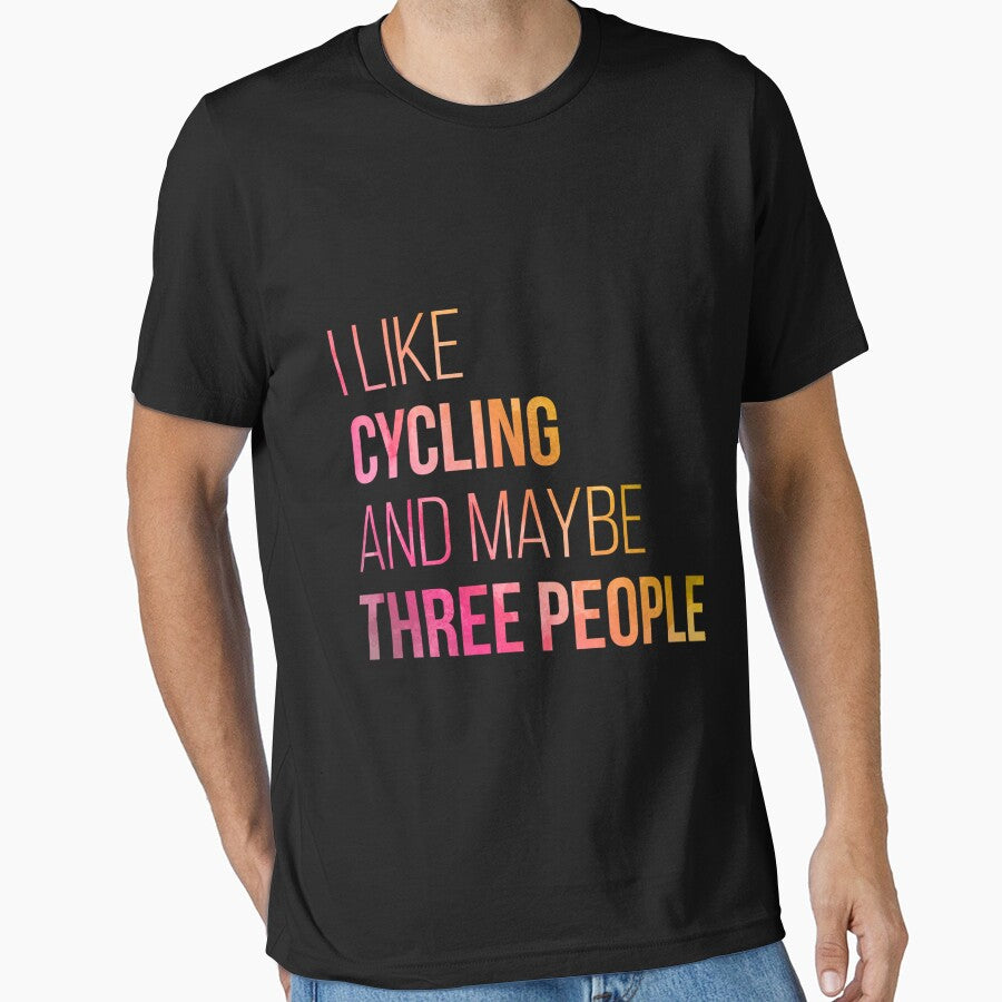 Cycling Funny Quote In Watercolor Sticker by TerribleStore82 Unisex T-shirt, Sweatshirt, Hoodie, Long Sleeve Tee - T-Shirt, Sweatshirt, Hoodie