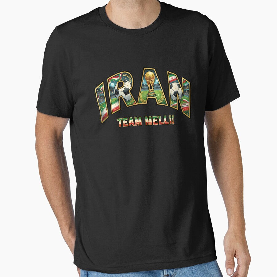 Soccer Fan 2026 Iran Team Melli Supporters by cass-vale-lab Unisex T-shirt, Sweatshirt, Hoodie, Long Sleeve Tee - T-Shirt, Sweatshirt, Hoodie