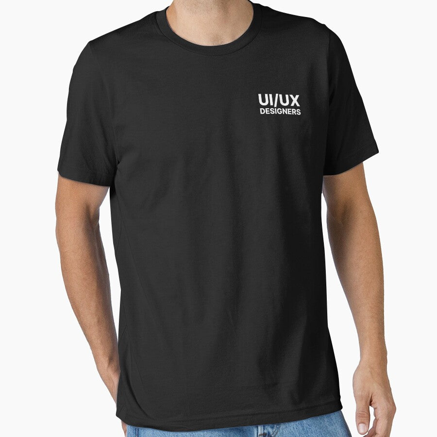 UI UX Designers Minimalist Typography Black T-Shirt by UI Expert Unisex T-shirt, Sweatshirt, Hoodie, Long Sleeve Tee - T-Shirt, Sweatshirt, Hoodie