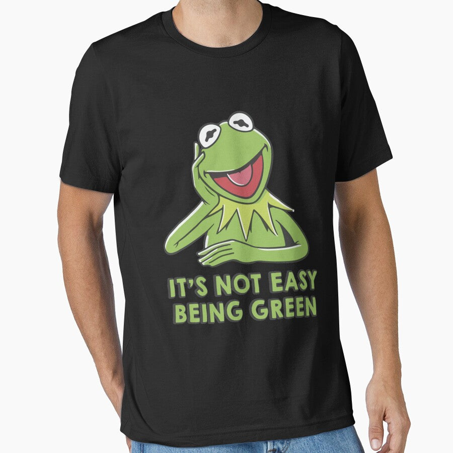 Kermit the frog by sandrawivia Unisex T-shirt, Sweatshirt, Hoodie, Long Sleeve Tee - T-Shirt, Sweatshirt, Hoodie