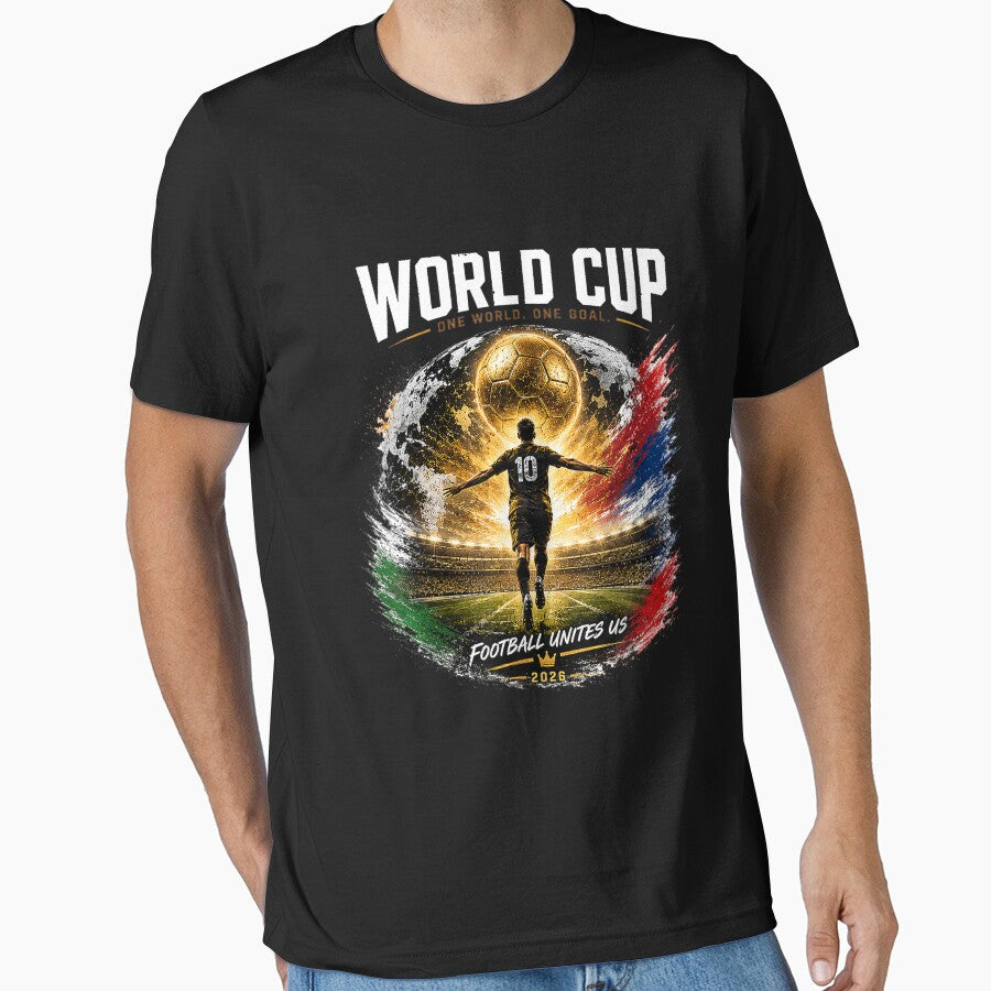 Soccer - WM World Cup 2026, Black by CAnastazyshop Unisex T-shirt, Sweatshirt, Hoodie, Long Sleeve Tee - T-Shirt, Sweatshirt, Hoodie