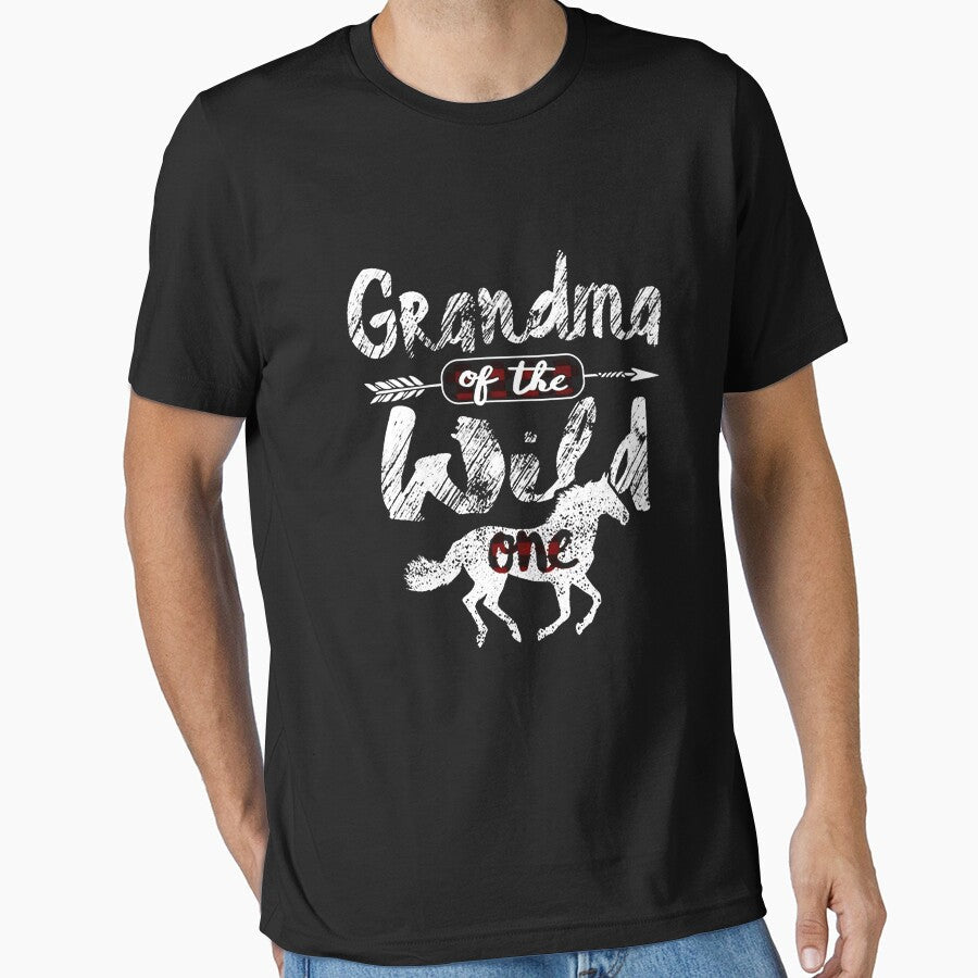 Grandma of The Wild One Shirt 1St Gift T Shirt for Men Women Girls Unisex Funny Cool Tee Short Sleeve by CharlesFurlow - T-Shirt, Sweatshirt, Hoodie