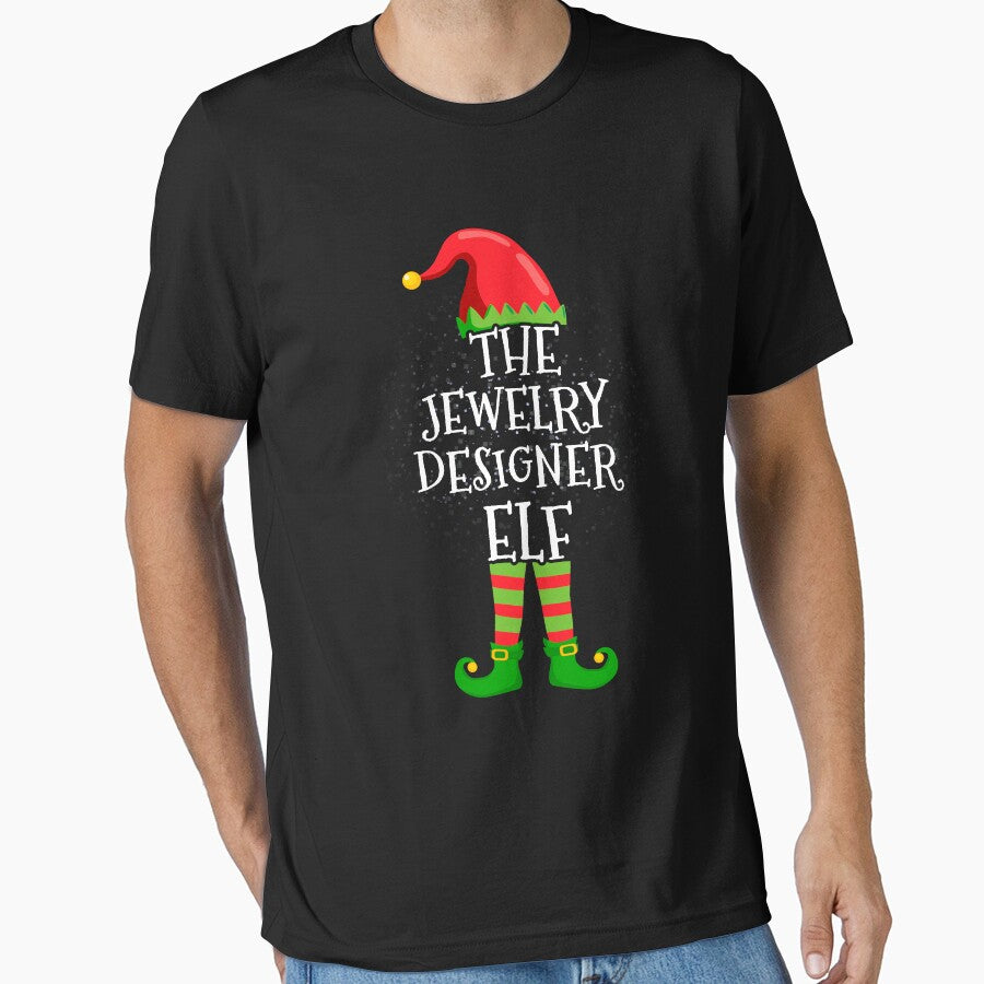 Jewelry Designer Elf Family Matching Christmas Group by CosmoKitsch Unisex T-shirt, Sweatshirt, Hoodie, Long Sleeve Tee - T-Shirt, Sweatshirt, Hoodie