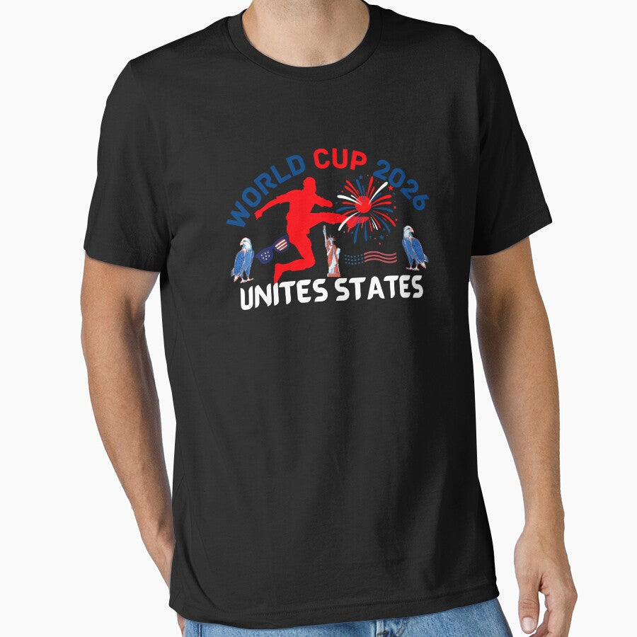 World cup 2026 unisex T-shirt World cup soccer North America 2026 Soccer World cup 26 USA by mj200 - T-Shirt, Sweatshirt, Hoodie