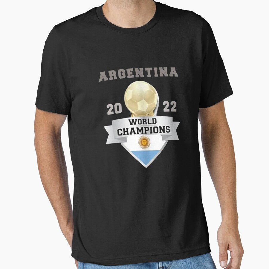 Argentina world cup champion T Shirt by Francois-Lemann Unisex T-shirt, Sweatshirt, Hoodie, Long Sleeve Tee - T-Shirt, Sweatshirt, Hoodie
