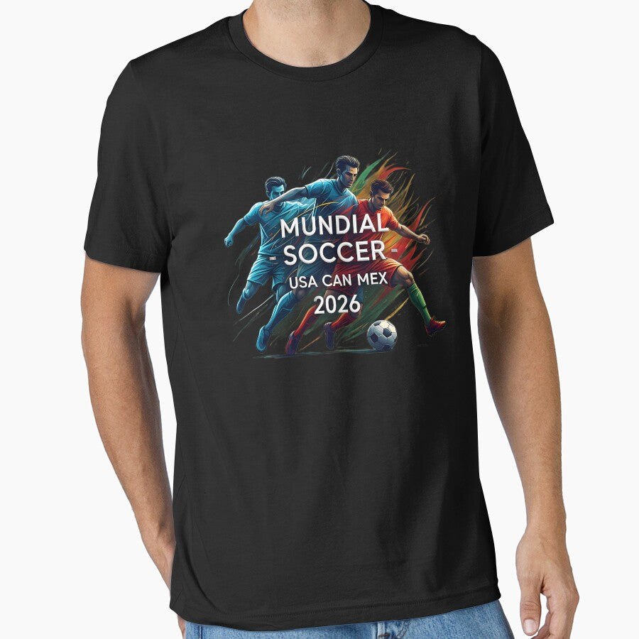 Mundial Soccer 2026 by elgazzarstore Unisex T-shirt, Sweatshirt, Hoodie, Long Sleeve Tee - T-Shirt, Sweatshirt, Hoodie