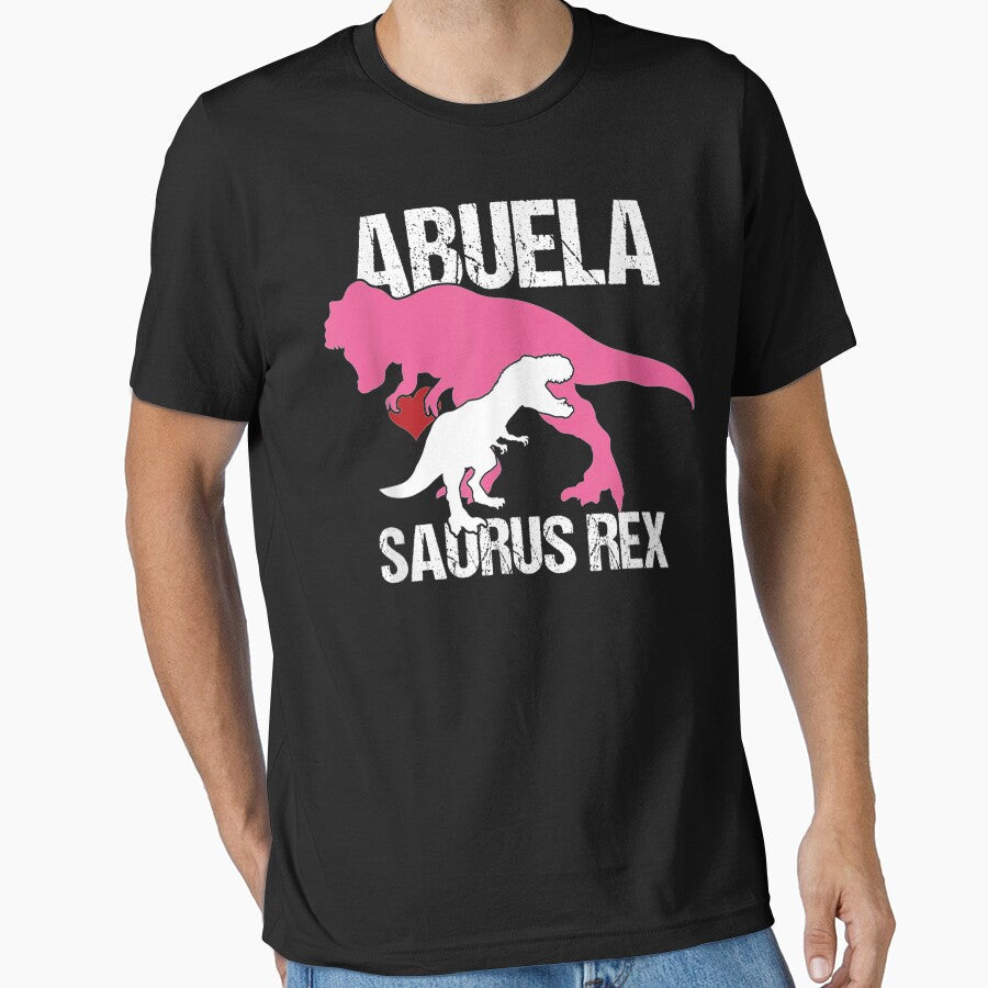 Cool Abuelita Abuela Saurus Rex Tyrannosaurus Rex Grandma by JWArtStudio Unisex T-shirt, Sweatshirt, Hoodie, Long Sleeve Tee - T-Shirt, Sweatshirt, Hoodie